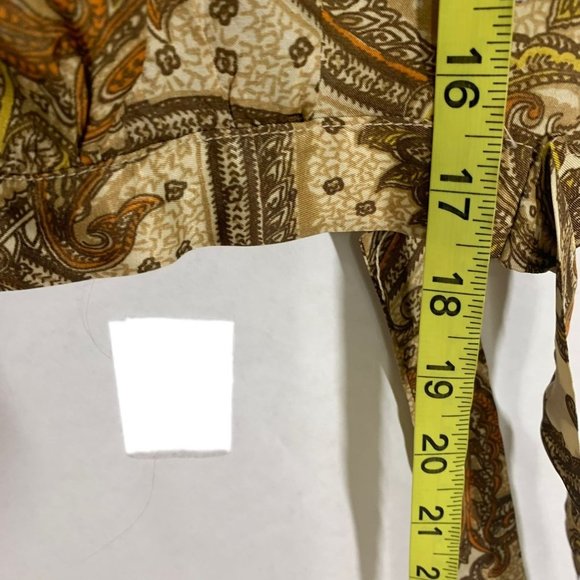 Vintage 60s Fritzi of California Flora Print Short Sleeve Cropped Top Medium - Picture 6 of 6